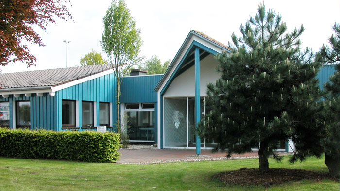 Gebäude HID I von außen vorne Gebäude HID I von außen vorne